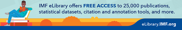 Ad for IMF eLibrary. IMF eLibrary offers Free Access to 25,000 publications, statistical datasets, citation and annotation tools, and more. eLibrary.IMF.org